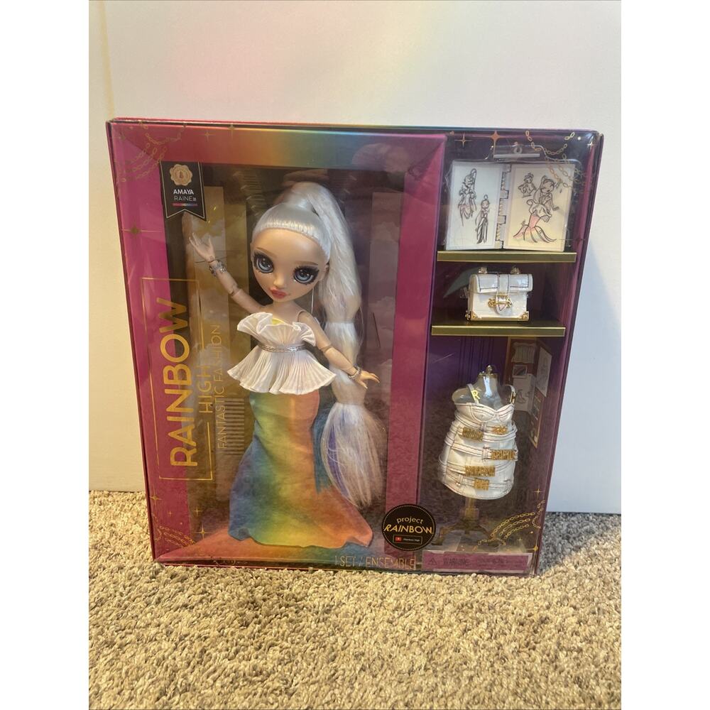 Rainbow High Fantastic Fashion Amaya Raine 11" Doll Outfits Project Rainbow New